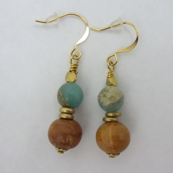 Tracey Beaded Dangle World Changing Earrings - Picture 3 of 4